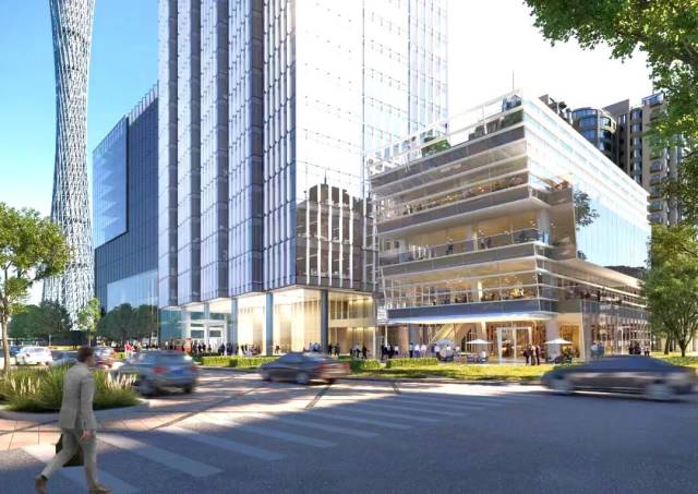 港航总部经济大楼最新效果图