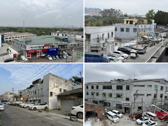  小洲村村镇工业集聚区AH0806032地块储改前原状图。
