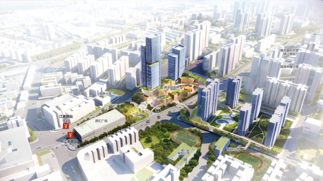 南泰路AH0124032地块改造效果示意图（仅供参考）